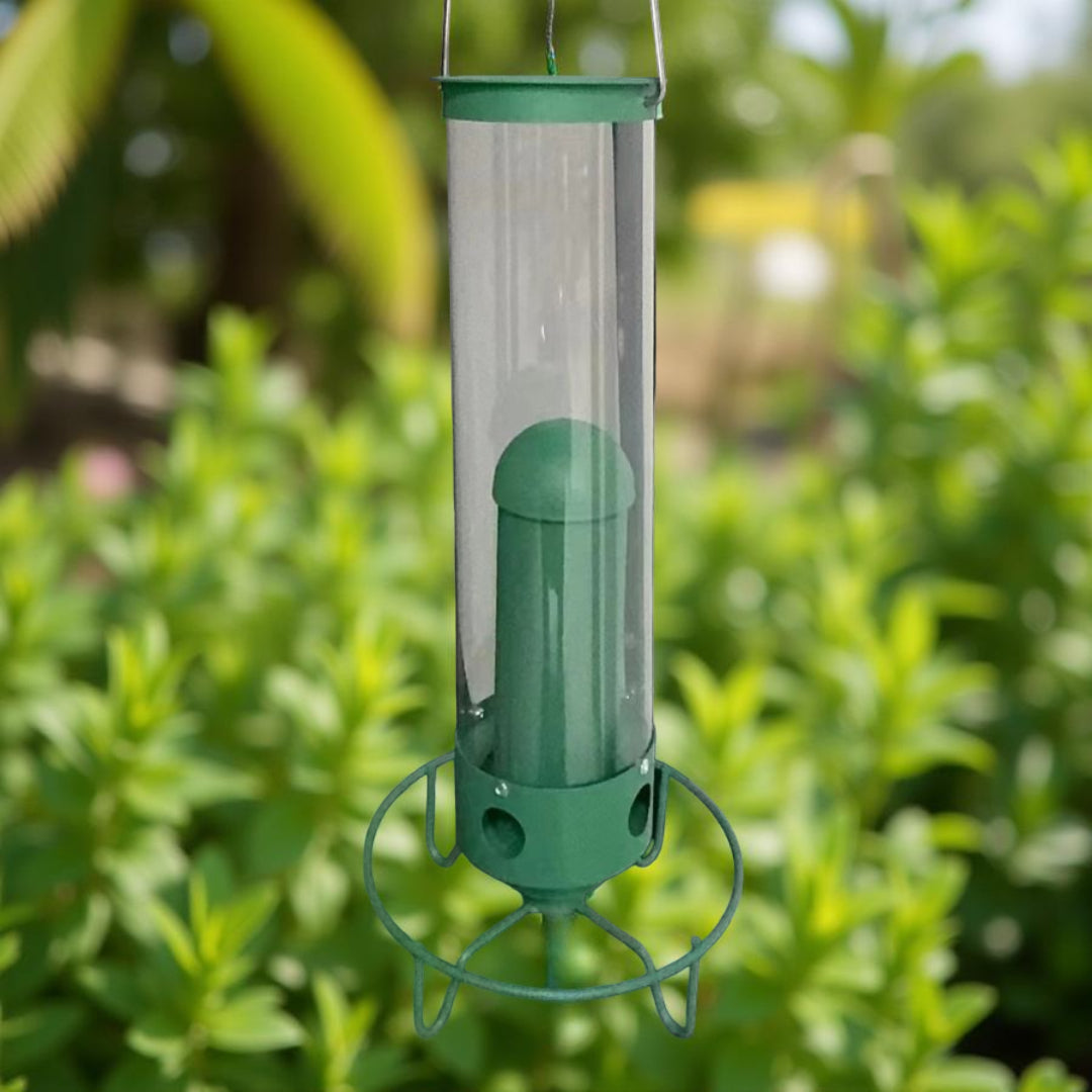 Squirrel-Proof Metal Bird Feeder – Hanging 4-Port Feeder