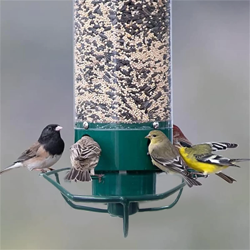 Squirrel-Proof Metal Bird Feeder – Hanging 4-Port Feeder
