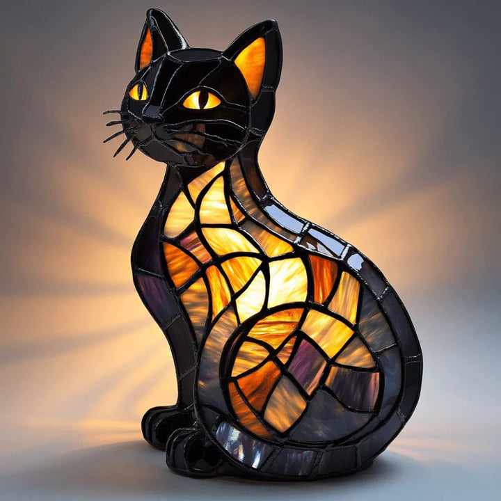 Cat Night Light Table Lamp – Soft Ambient Bedside Light