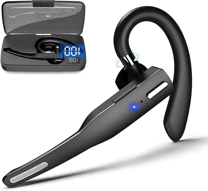 Trucker Dual Mic Wireless Bluetooth 5.1 Noise Cancelling Headset/Earbuds