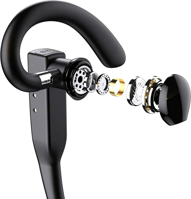 Trucker Dual Mic Wireless Bluetooth 5.1 Noise Cancelling Headset/Earbuds