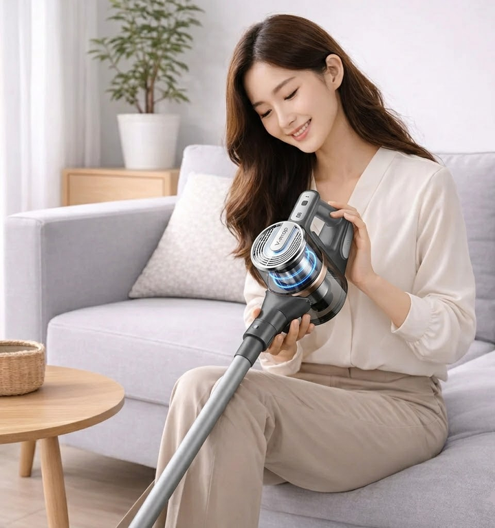 Cordless Stick Vacuum – 15,000Pa Wet & Dry Floor Cleaner