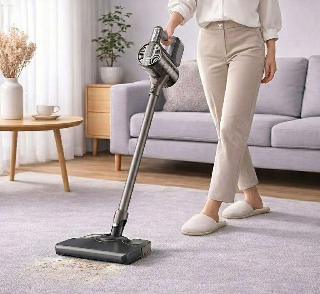 Cordless Stick Vacuum – 15,000Pa Wet & Dry Floor Cleaner