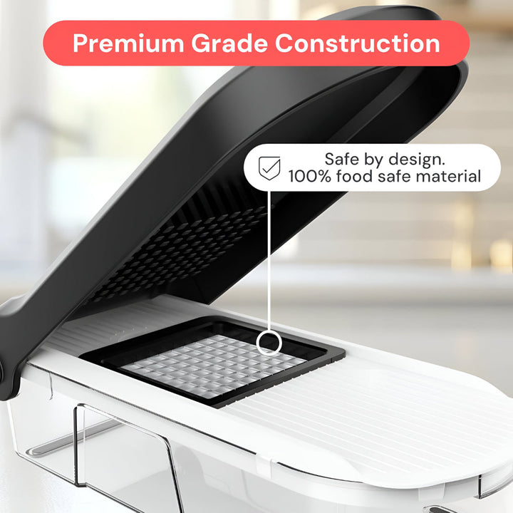 7-in-1 Vegetable Chopper – Manual Slicer & Dicer Set