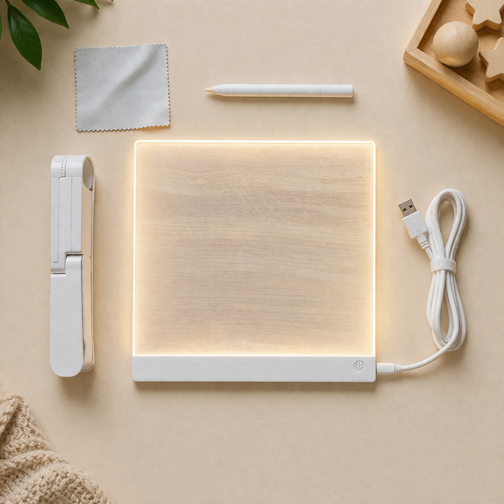 LED Drawing Board for Kids – Reusable Light-Up Writing Tablet