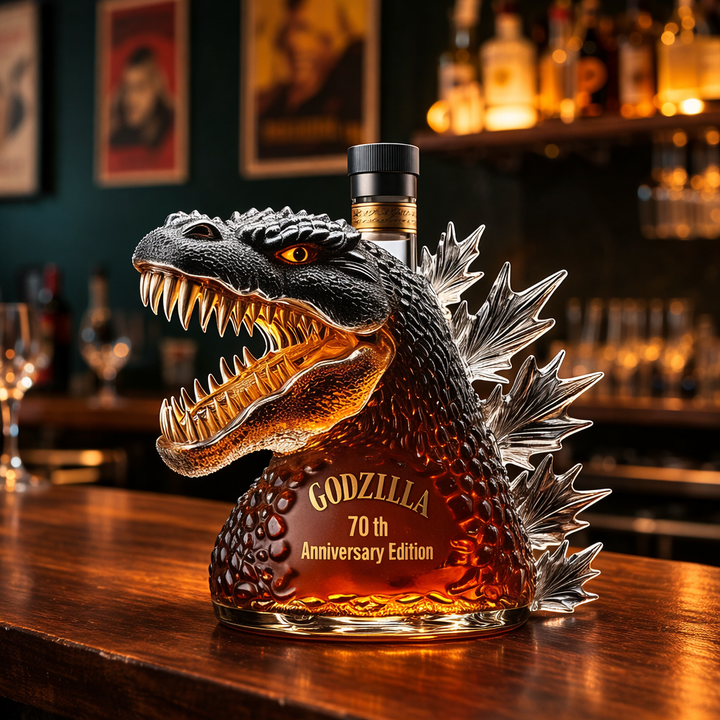 Monster Whiskey Decanter – Decorative Glass Bottle & Bar Gift