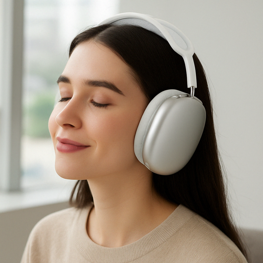 Wireless Over-Ear Bluetooth Headphones – Foldable, 10-Hr Playback