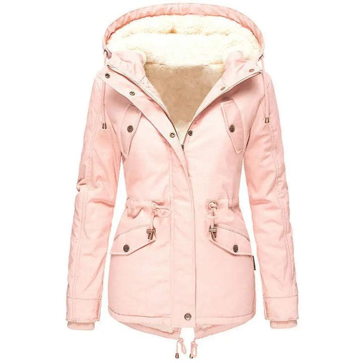 Women's Fleece Lined Hooded Parka Jacket