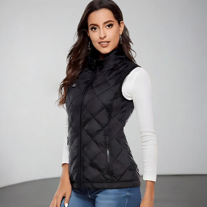 Women's Heated Vest – Electric Slim-Fit Warming Gilet