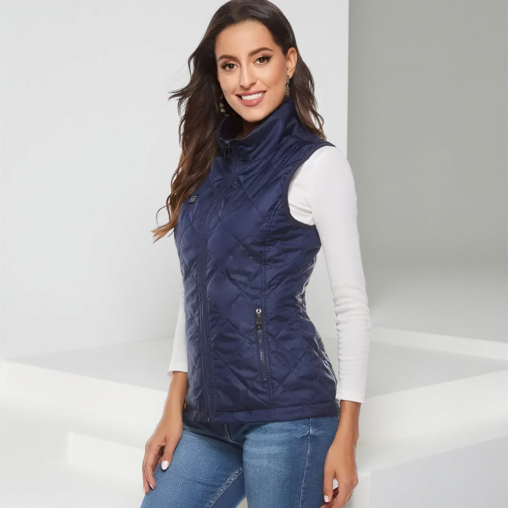 Women's Heated Vest – Electric Slim-Fit Warming Gilet