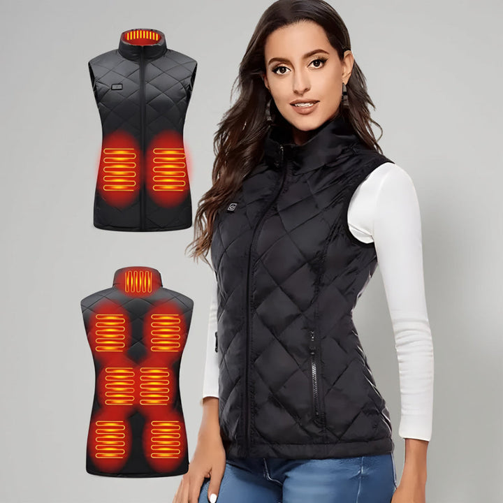 Women's Heated Vest – Electric Slim-Fit Warming Gilet