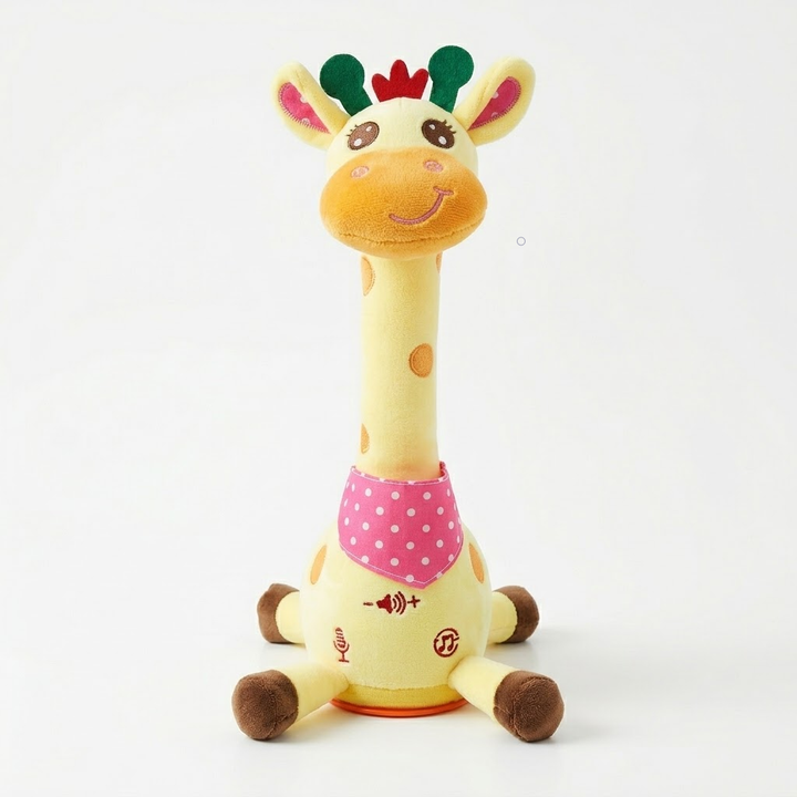 Interactive Singing Giraffe Plush Toy – 60 Nursery Rhymes