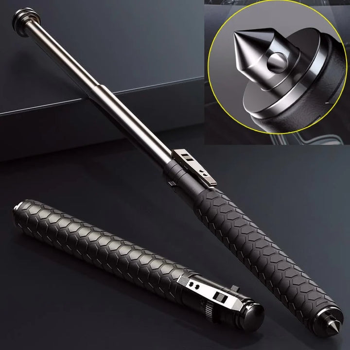 Self-Defense Walking Stick – One-Click Deploy Anti-Slip Grip