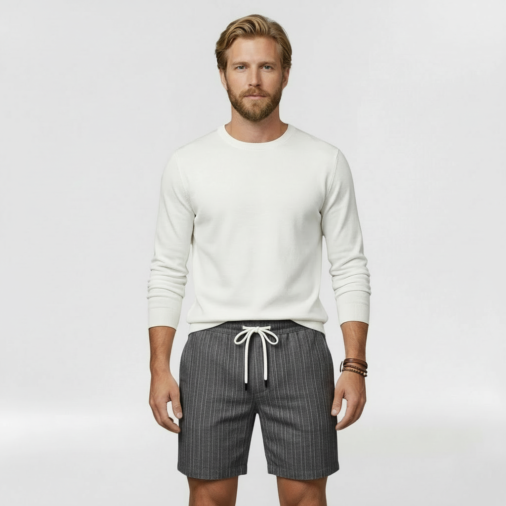 Men's Lightweight Casual Drawstring Shorts