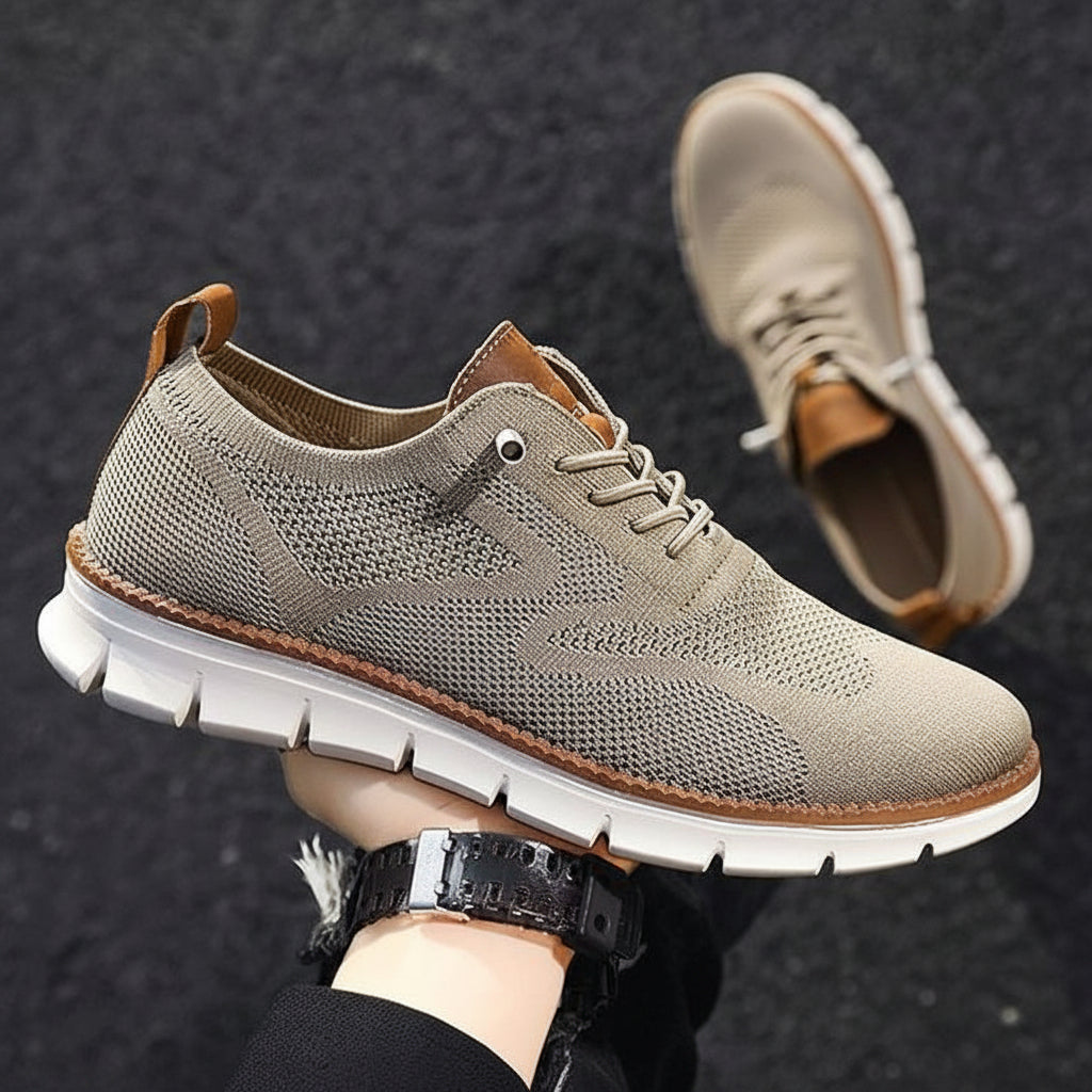 Men's Slip-On Casual Shoes – Comfortable Wide-Toe Urban Sneakers