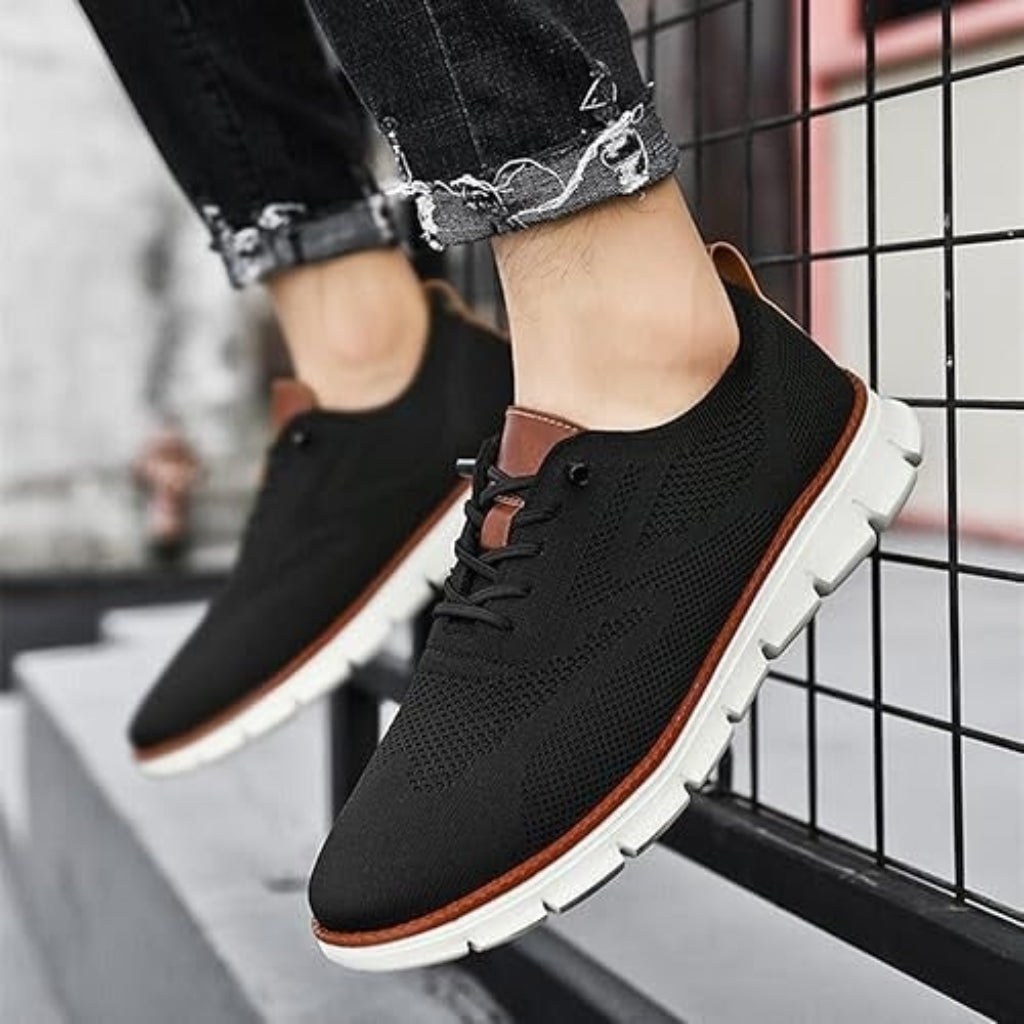 Men's Slip-On Casual Shoes – Comfortable Wide-Toe Urban Sneakers