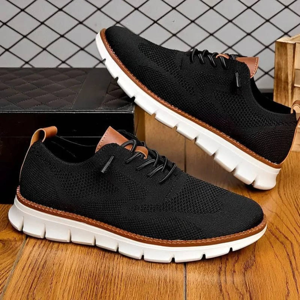 Men's Slip-On Casual Shoes – Comfortable Wide-Toe Urban Sneakers