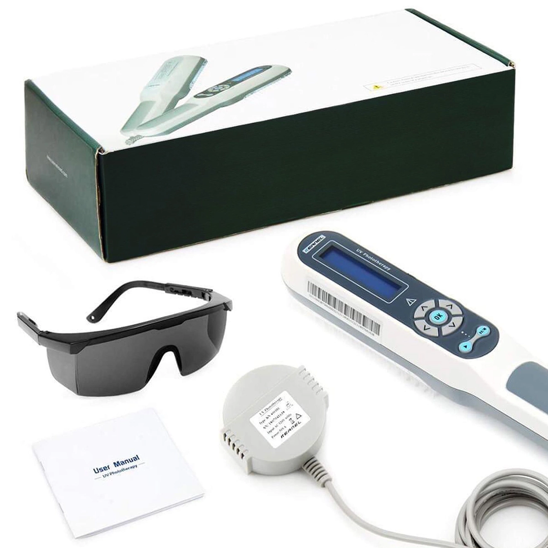 Handheld UVB Light Therapy Device – Psoriasis Vitiligo Eczema & Skin Conditions