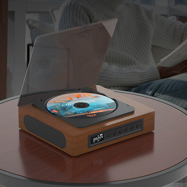 Bluetooth CD Player – Vintage-Inspired Portable Wireless & Speaker