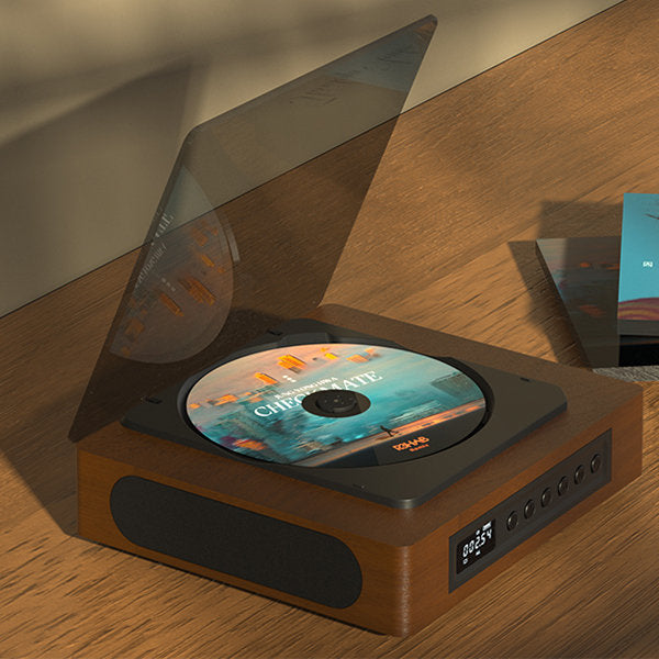 Bluetooth CD Player – Vintage-Inspired Portable Wireless & Speaker