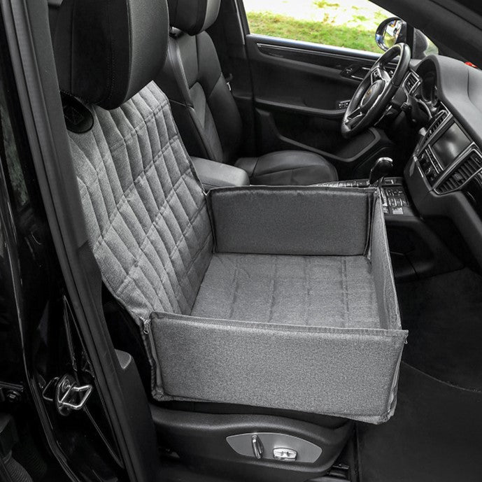 Padded Dog Car Seat Basket – Cosy Safe Travel Secure & Non-Slip