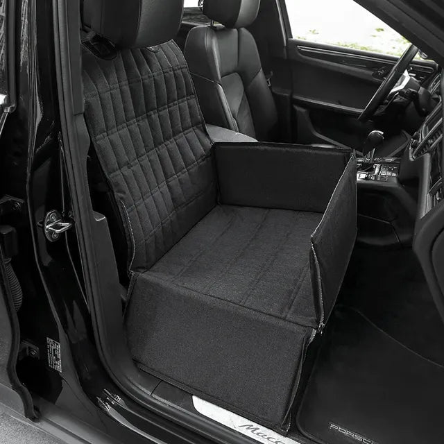 Padded Dog Car Seat Basket – Cosy Safe Travel Secure & Non-Slip