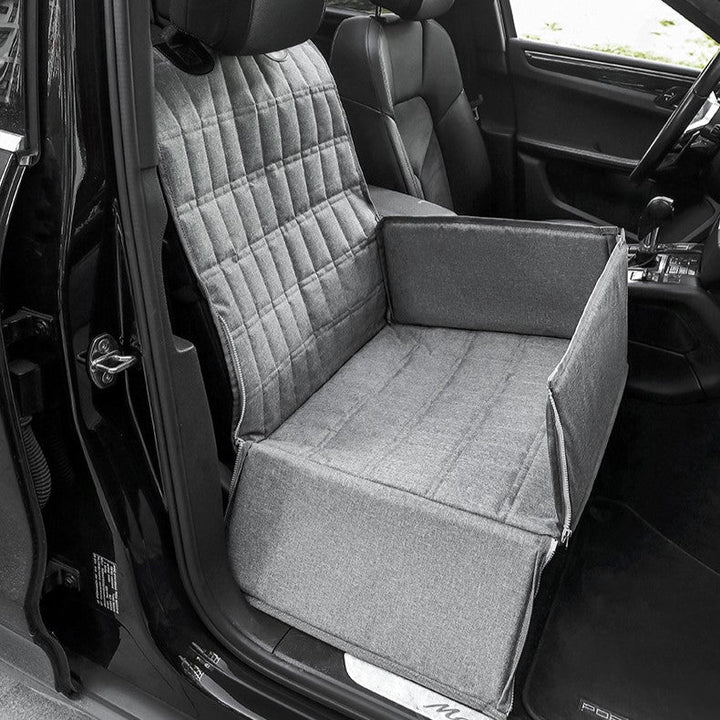 Padded Dog Car Seat Basket – Cosy Safe Travel Secure & Non-Slip