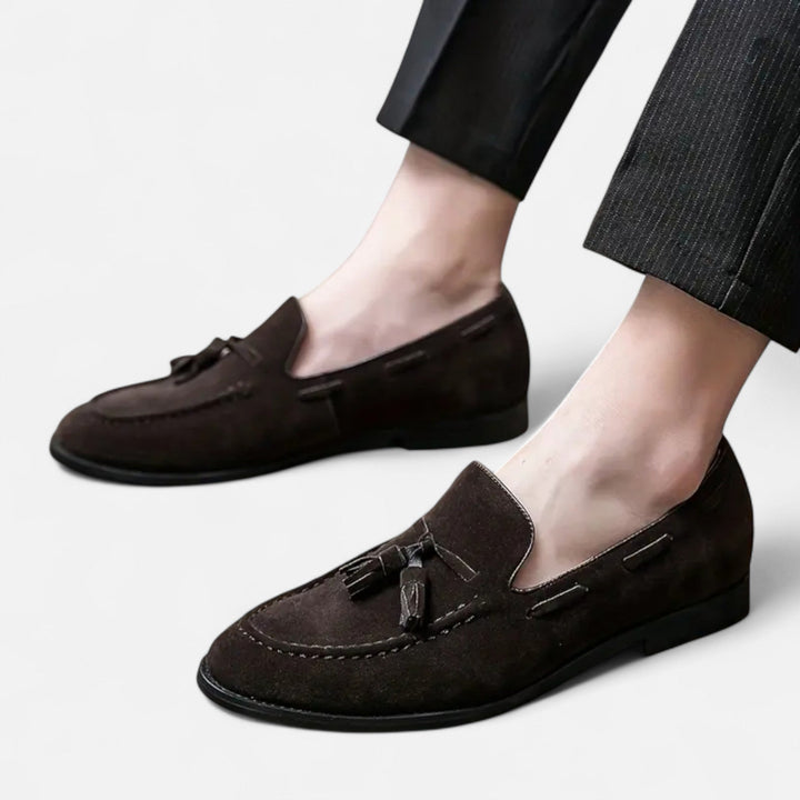 Men's Suede Tassel Loafers