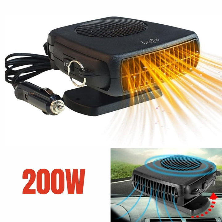 12V Car Heater – 150W/300W Ceramic Fan & Dehumidifier