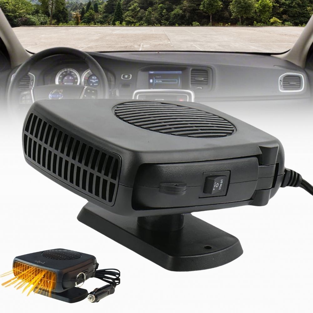 12V Car Heater – 150W/300W Ceramic Fan & Dehumidifier