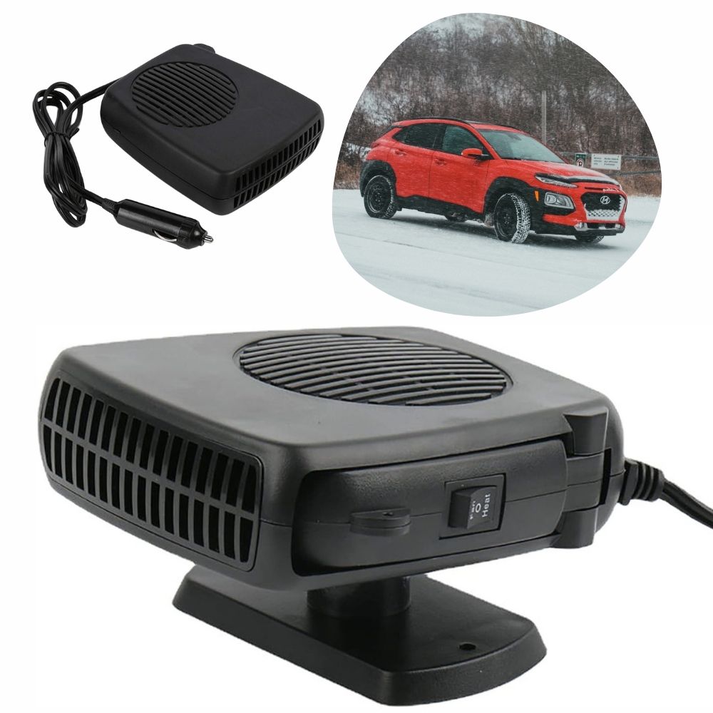12V Car Heater – 150W/300W Ceramic Fan & Dehumidifier