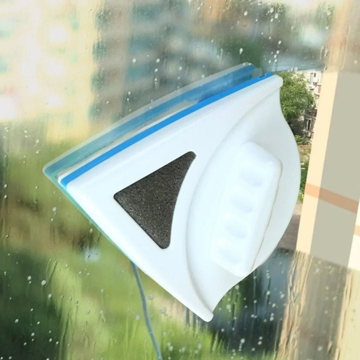 Magnetic Window Cleaner – Dual-Sided Effortless Glass Cleaning & Safety Rope