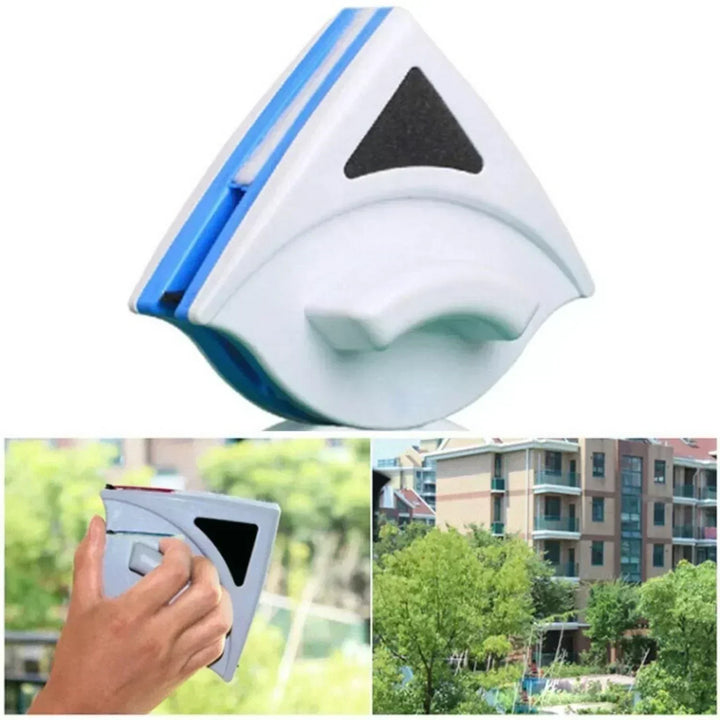Magnetic Window Cleaner – Dual-Sided Effortless Glass Cleaning & Safety Rope