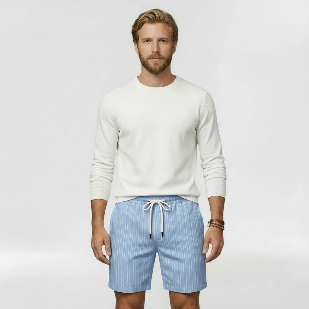 Men's Lightweight Casual Drawstring Shorts