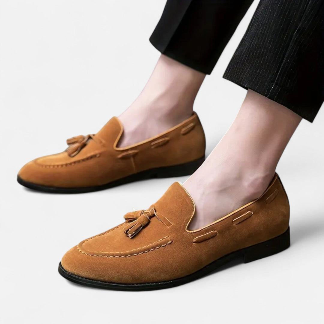 Men's Suede Tassel Loafers