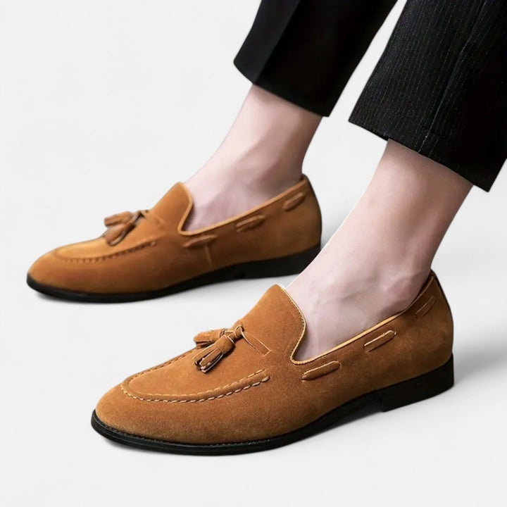 Men's Suede Tassel Loafers
