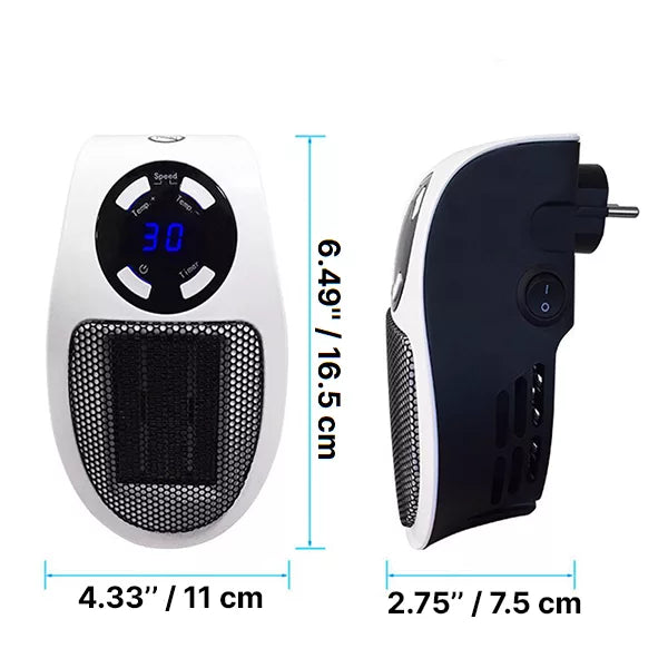 Ceramic Fan Heater – Remote Control & Wall Mountable