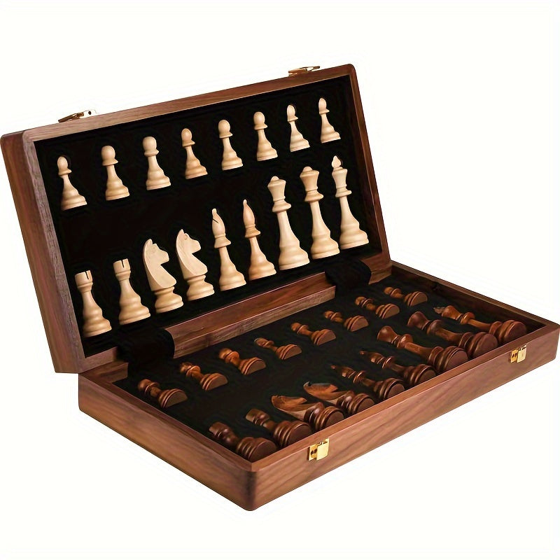 Handcrafted Wooden Chess Set – Solid Wood Premium Pieces