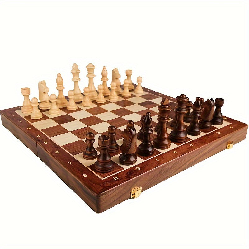 Handcrafted Wooden Chess Set – Solid Wood Premium Pieces