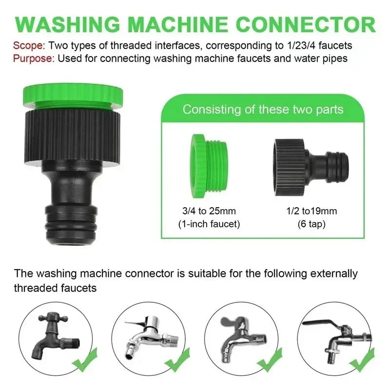 Expandable Garden Hose – Lightweight Kink-Free Outdoor Watering & Spray Nozzle