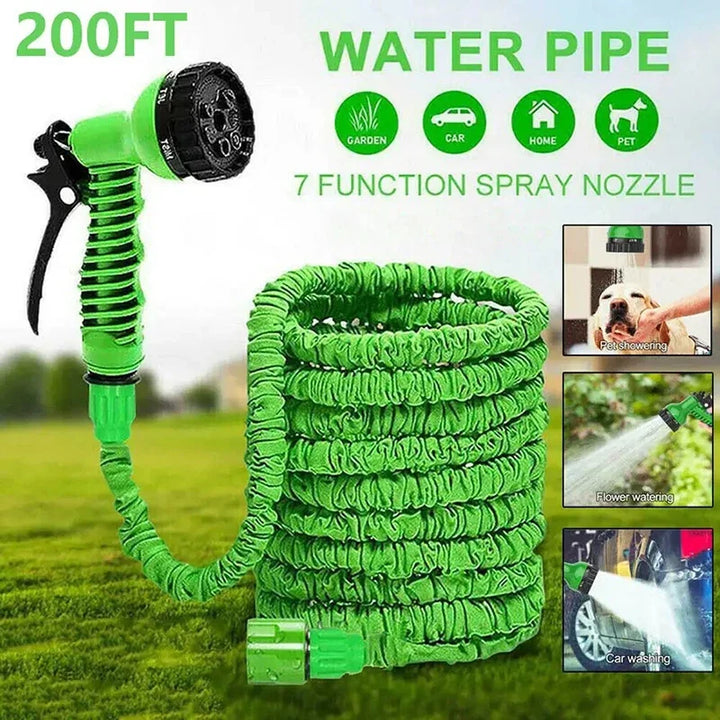 Expandable Garden Hose – Lightweight Kink-Free Outdoor Watering & Spray Nozzle