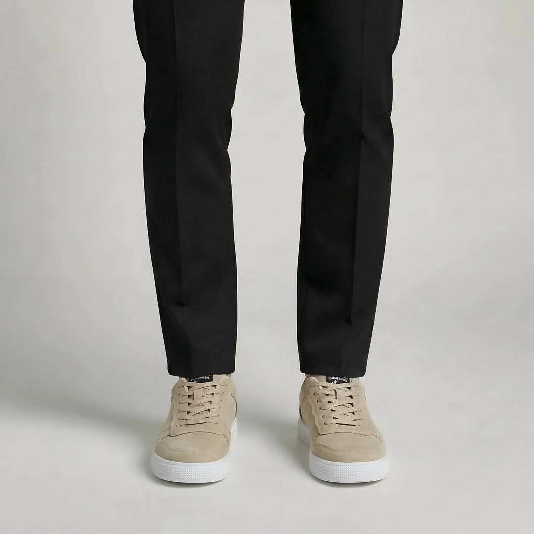 Men's Low-Top Lace-Up Casual Sneakers