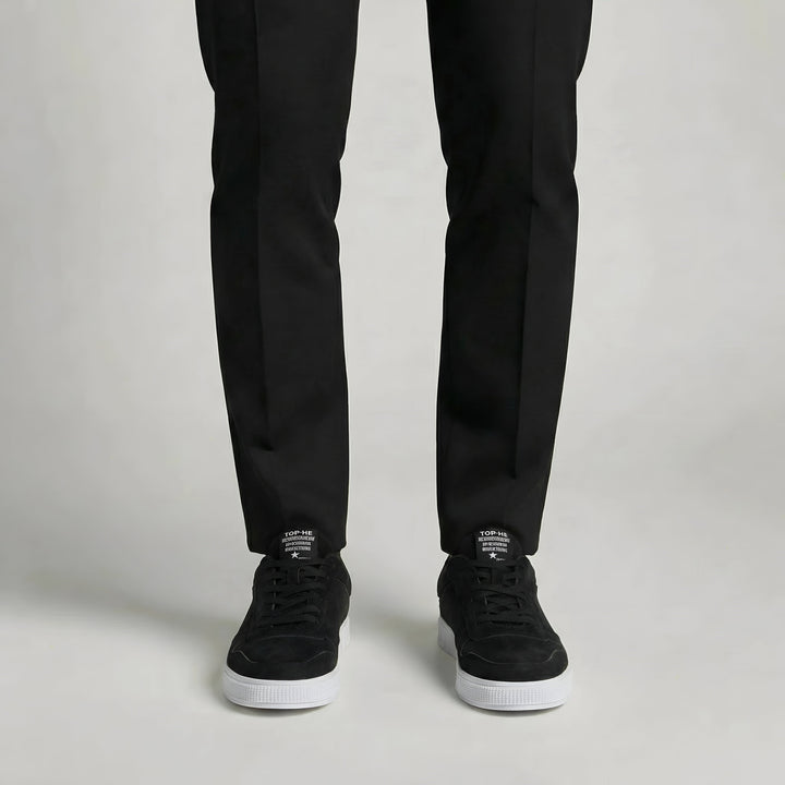 Men's Low-Top Lace-Up Casual Sneakers