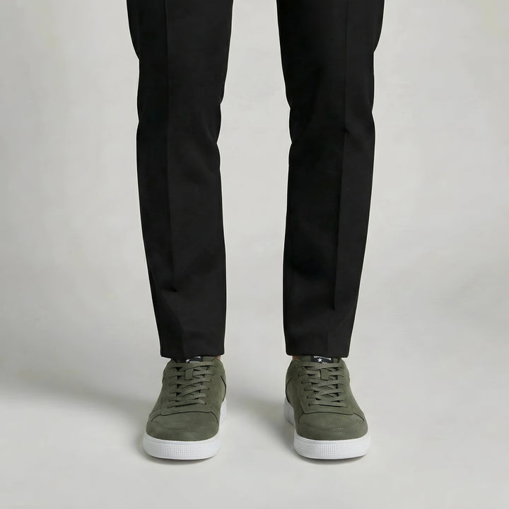 Men's Low-Top Lace-Up Casual Sneakers