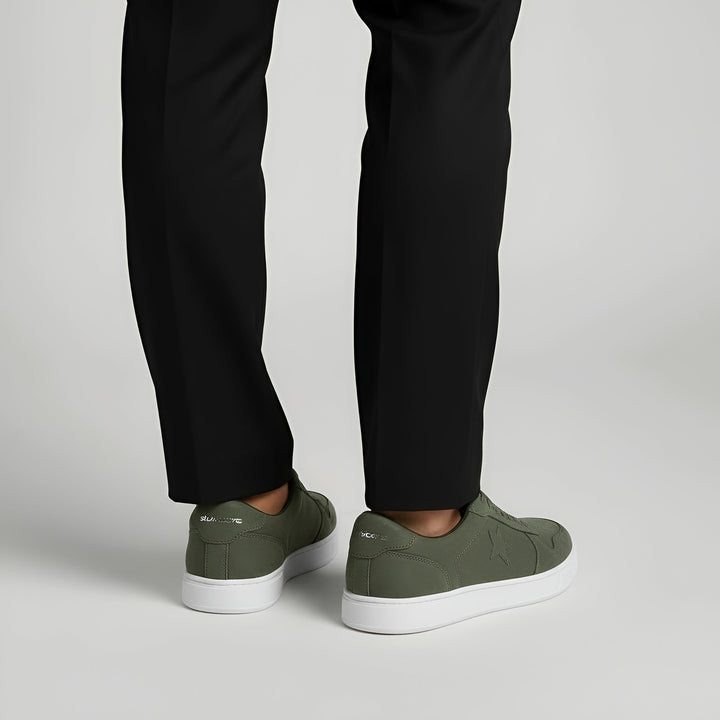 Men's Low-Top Lace-Up Casual Sneakers