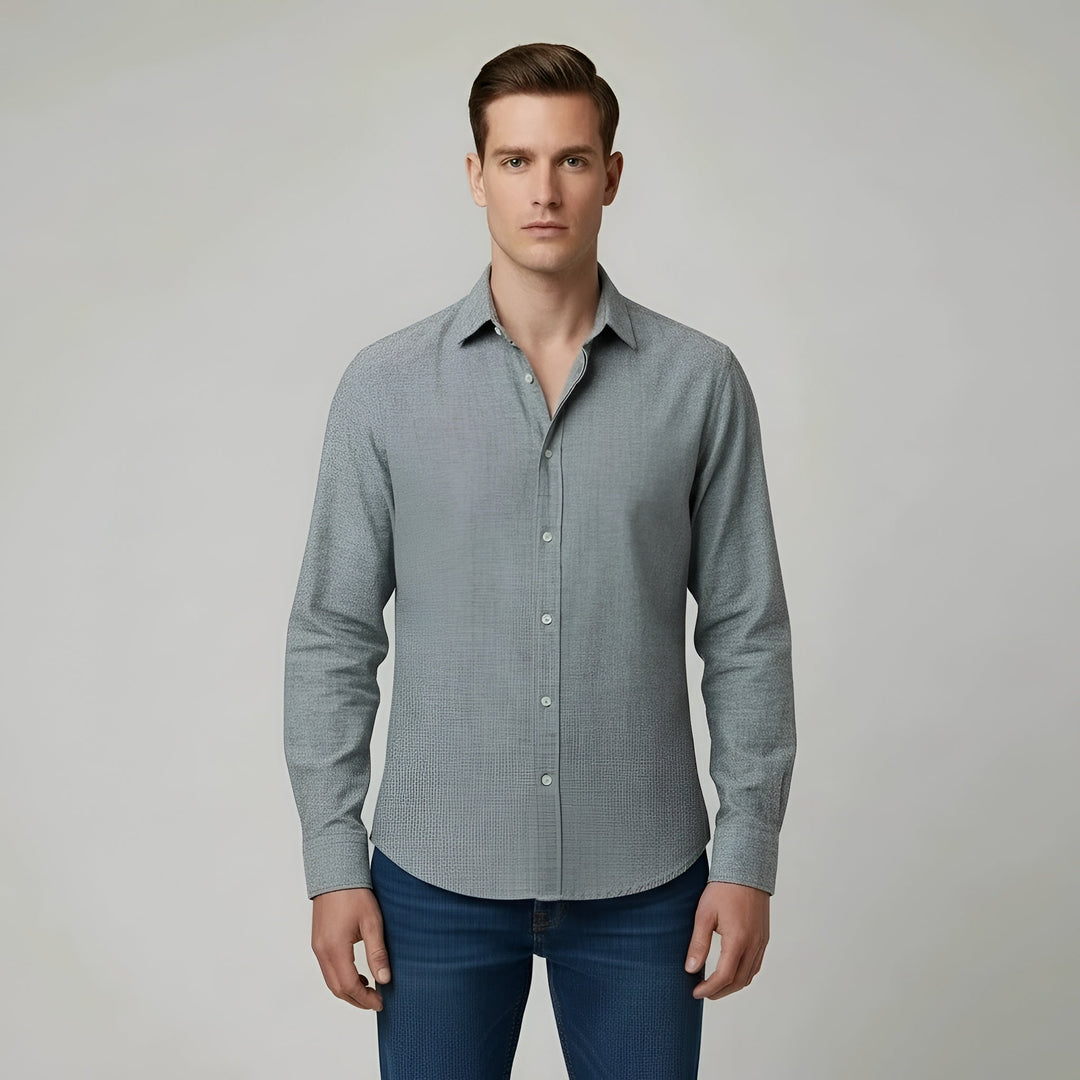 Men's Long Sleeve Casual Slim Fit Shirt