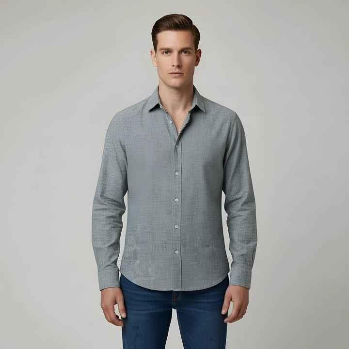 Men's Long Sleeve Casual Slim Fit Shirt