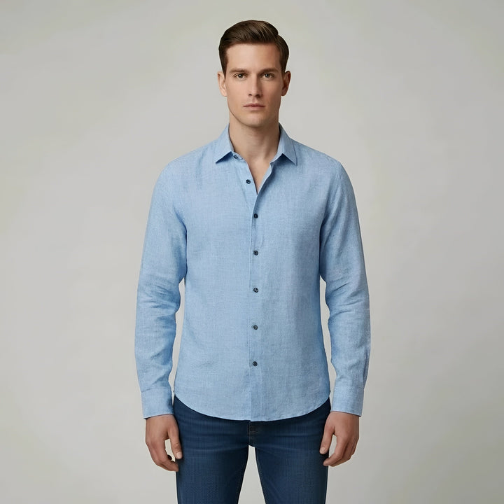 Men's Long Sleeve Casual Slim Fit Shirt