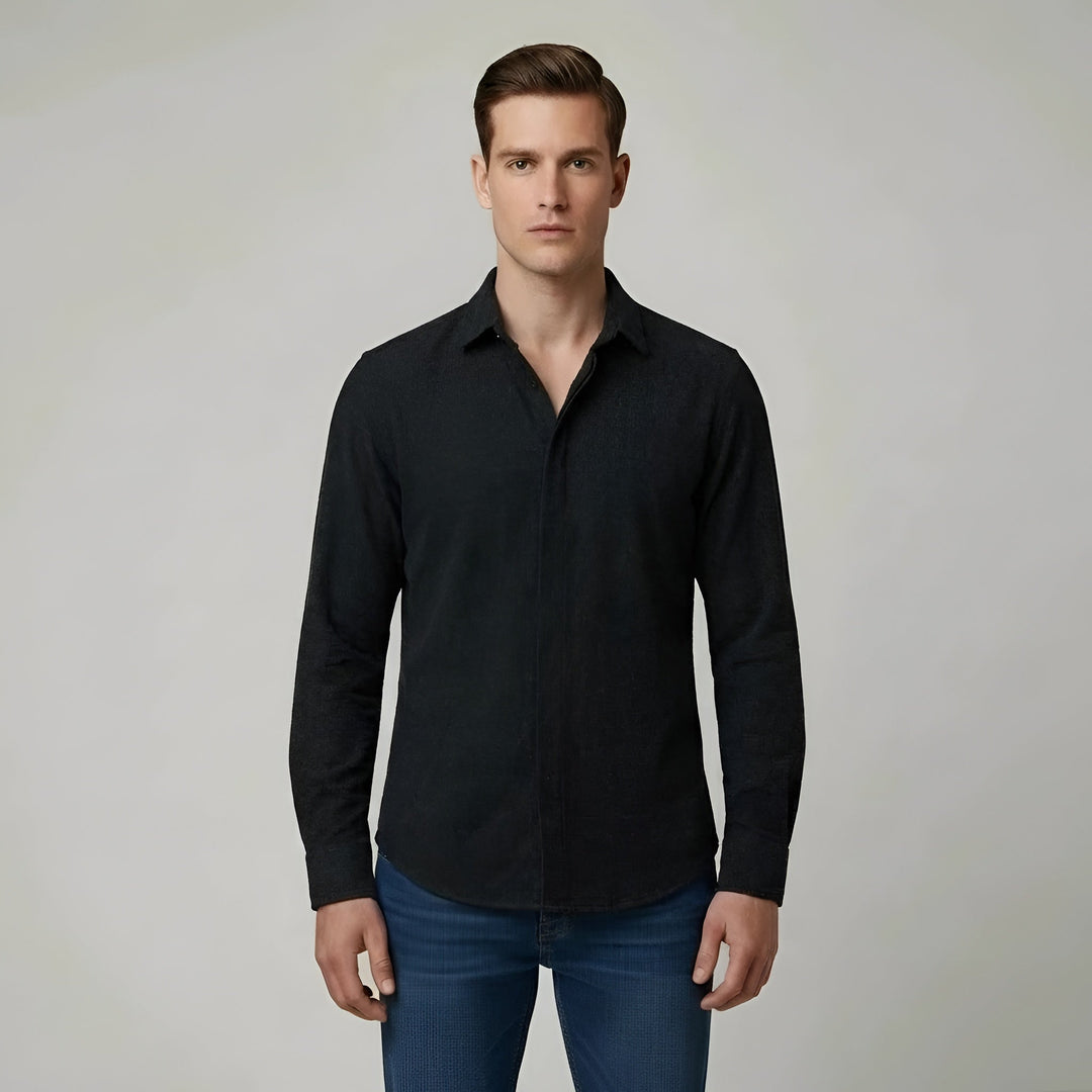 Men's Long Sleeve Casual Slim Fit Shirt