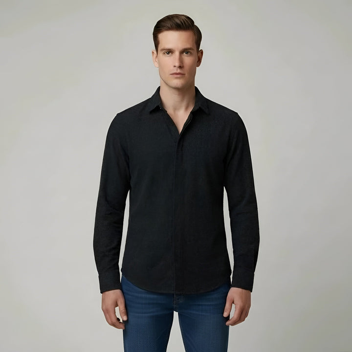 Men's Long Sleeve Casual Slim Fit Shirt